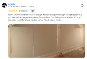Google review by Antonio